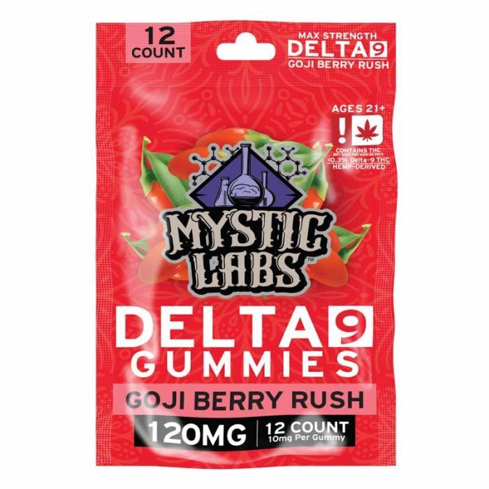 Mystic Labs 12ct Delta 9 Gummies Goji Berry