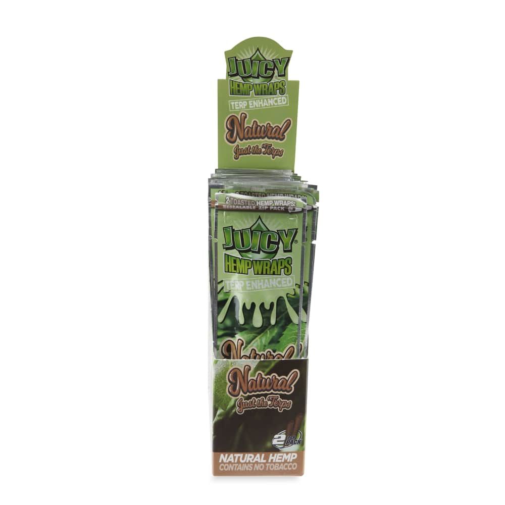 Juicy Jay&#39;s Terp Infused Hemp Wraps Natural