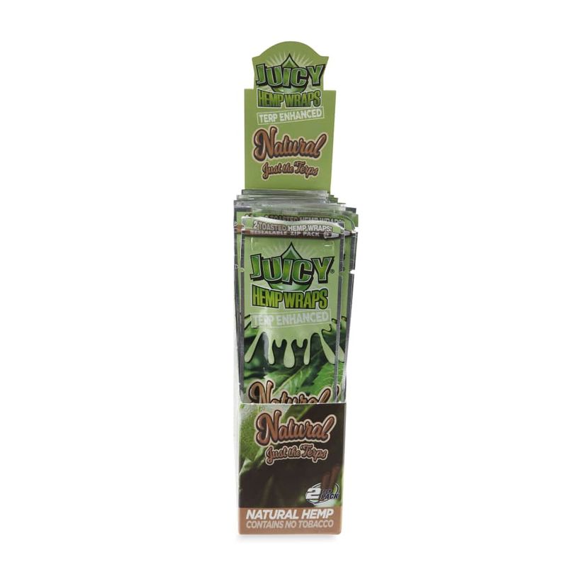 Juicy Jay&#39;s Terp Infused Hemp Wraps Natural