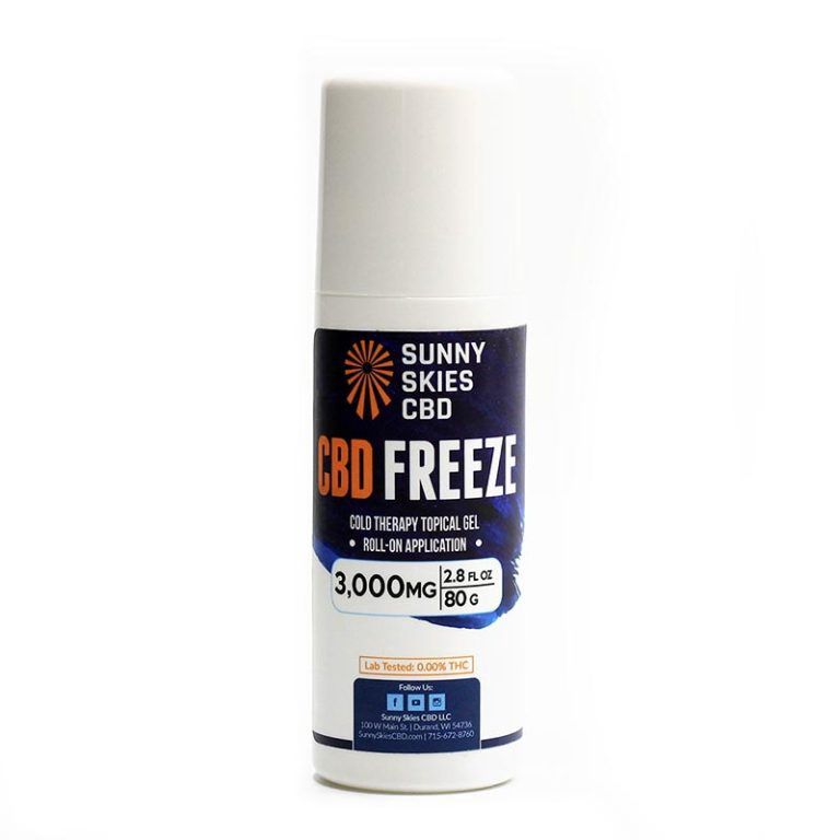 Sunny Skies CBD Freeze Gel Roll On  750Mg