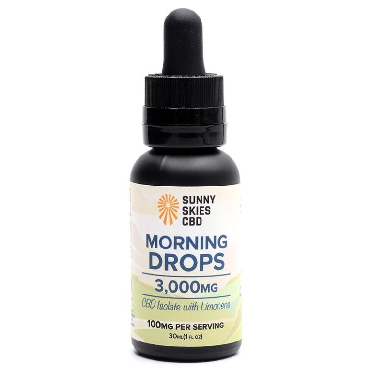 Sunny Skies CBD Isolate Morning Drops