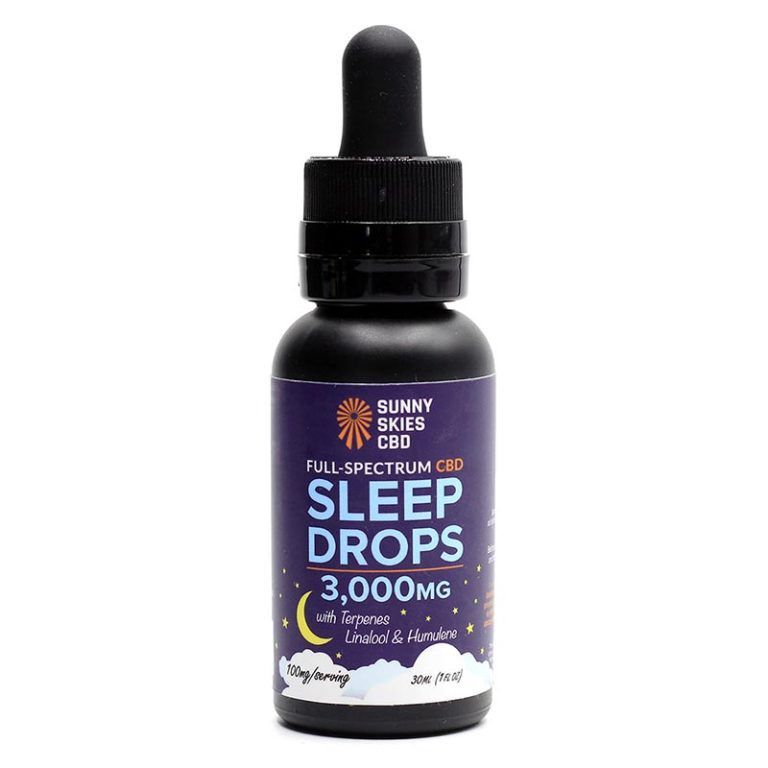 Sunny Skies Full-Spectrum CBD Sleep Drops