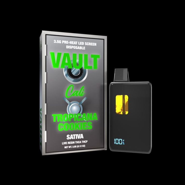 Vault Tropicana Cookies THCA THCP Disposable 3.5 Gram
