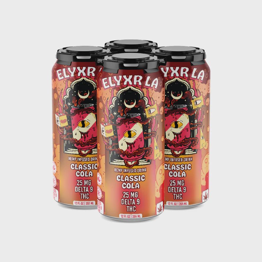 Elyxr Delta 9 Drinks (25mg D9) Cola