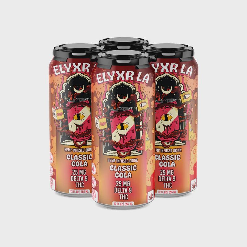 Elyxr Delta 9 Drinks (25mg D9) Cola