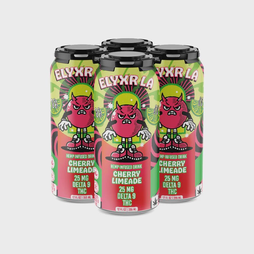 Elyxr Delta 9 Drinks (25mg D9) Cherry Limeade