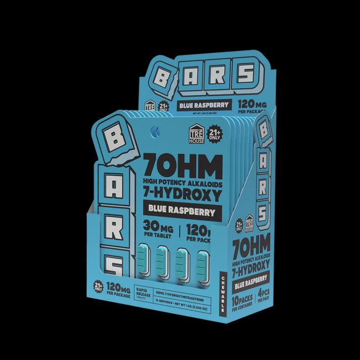 Bars x Tre House - 7OH - Tablets - Blue Raspberry - 4ct - 30M