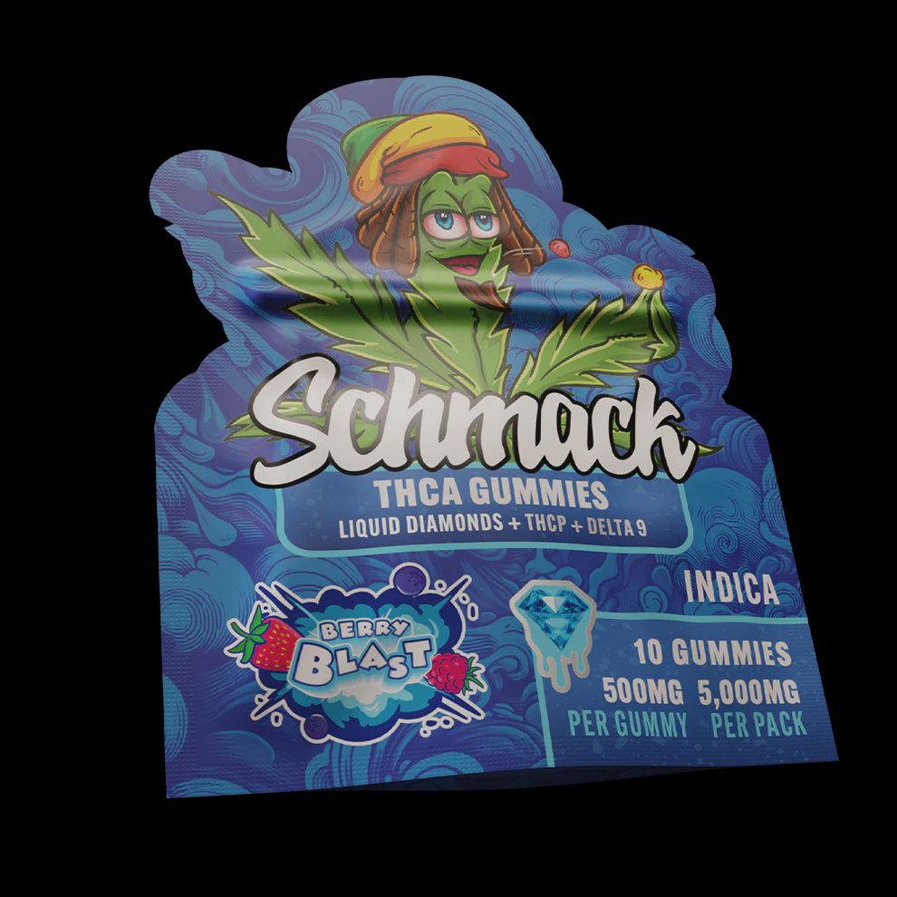 Liquid Diamonds Gummies 5,000MG | Berry Blast - Indica