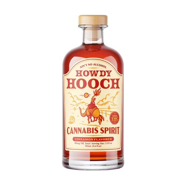 Howdy THC Hooch Cinnamon Spirit 750mL 85Mg