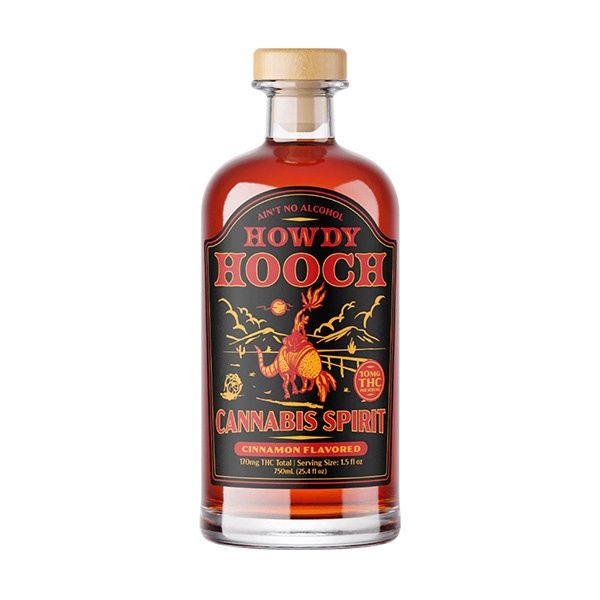 Howdy THC Hooch Cinnamon Spirit 750mL 170Mg