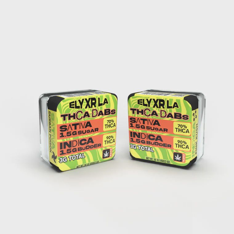 Elyxr THC-A Sugar &amp; Budder Combo Dabs (3000mg) Durban\Pink