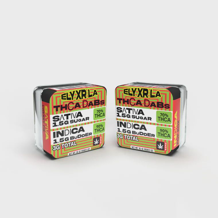 THC-A Sugar &amp; Budder Combo Dabs (3000mg) Cherry\Pop