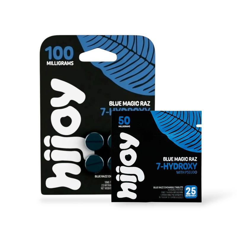 Hijoy 7- Hydroxy With Pseudo Tablets Blue Magic Raz 25mg