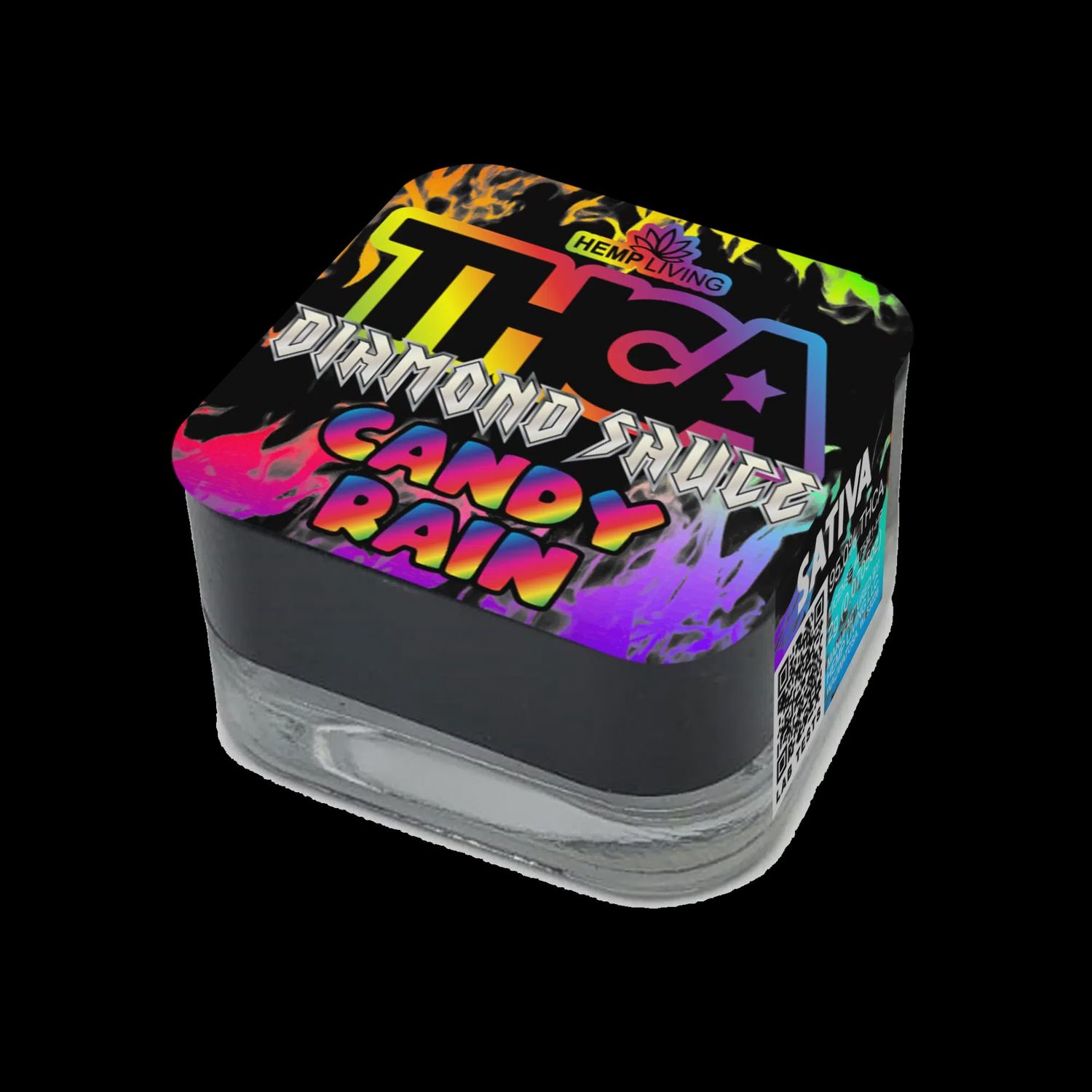 Hemp Living – THCA Diamond Sauce – 2g Jar – Candy Rain