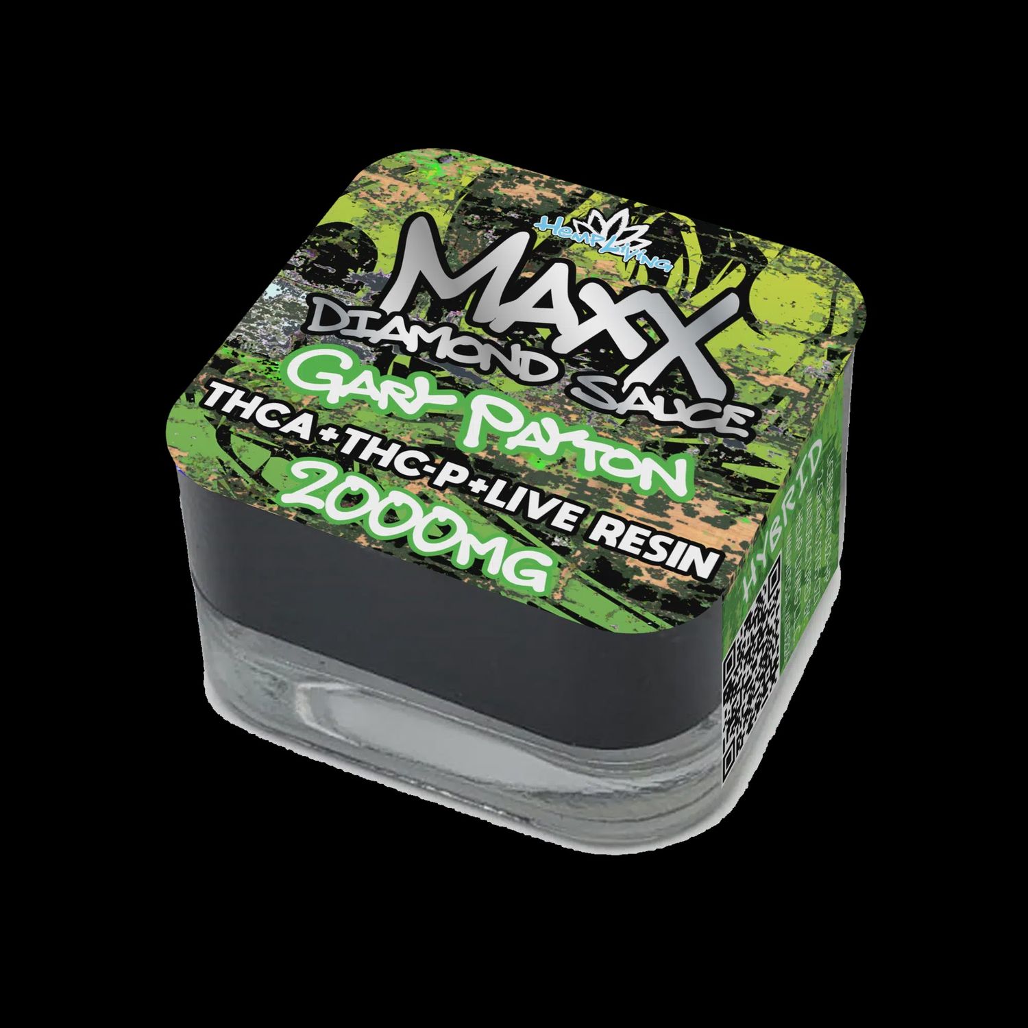 Hemp Living – Maxx – 2g Diamond Sauce w/ Live Resin – THCA + THC-P – Gary Payton