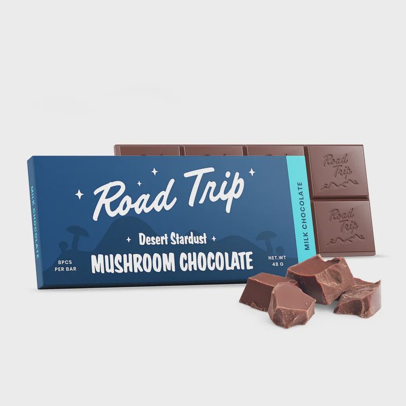 Road Trip Desert Stardust Mushroom Chocolate Bar Milk Chocolate