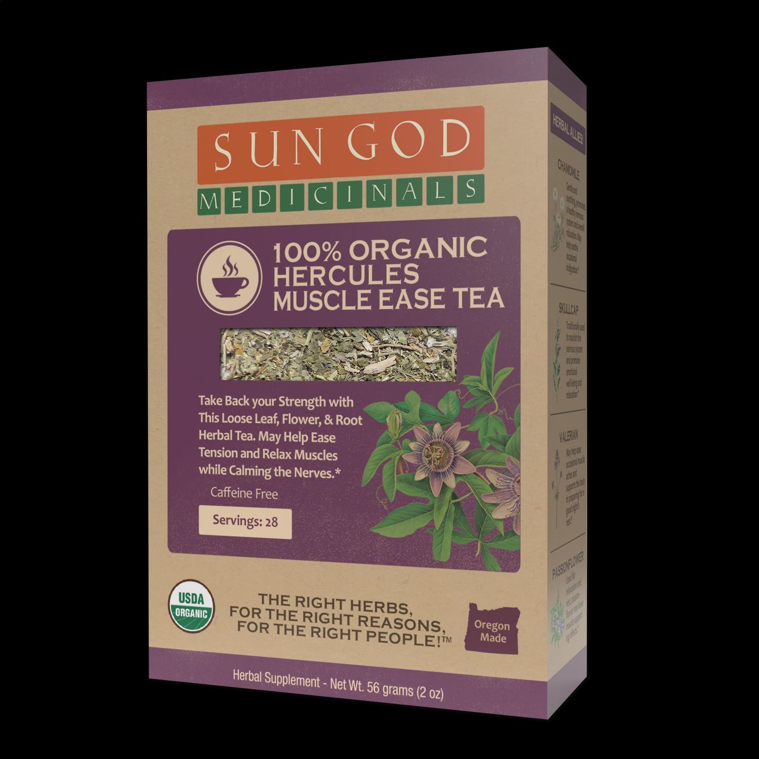 Hercules Muscle Ease Organic Herbal Tea