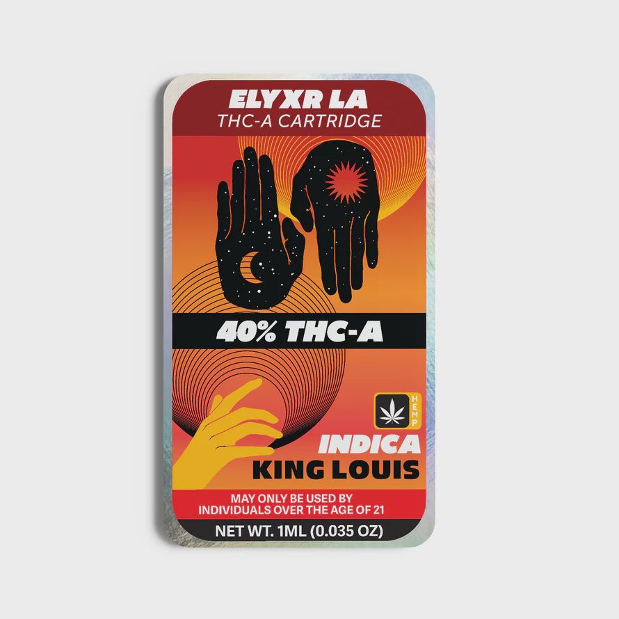 Elyxr Live Resin THC-A Cartridge 1 Gram (1000mg) King Louis