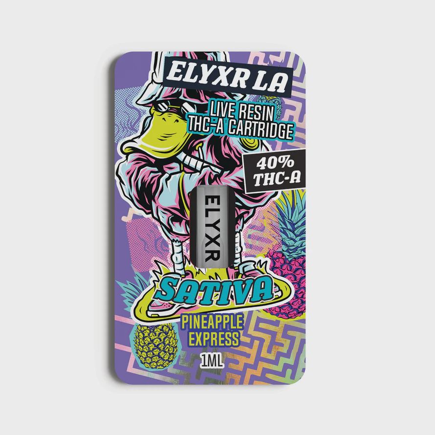 Elyxr Live Resin THC-A Cartridge 1 Gram (1000mg) Pineapple Express