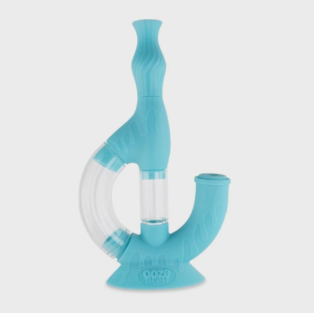 Ooze Echo Silicone Water Pipe Teal