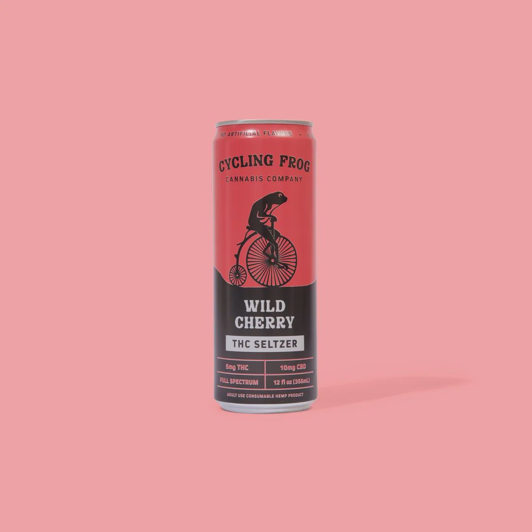 Cycling Frog Wild Cherry THC Seltzer