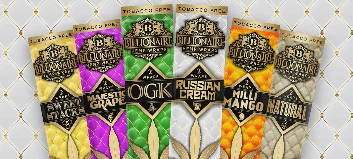 Billionaire Hemp Wraps Birthday Cake