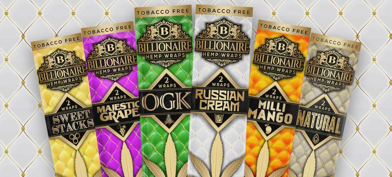Billionaire Hemp Wraps Majestic Grape