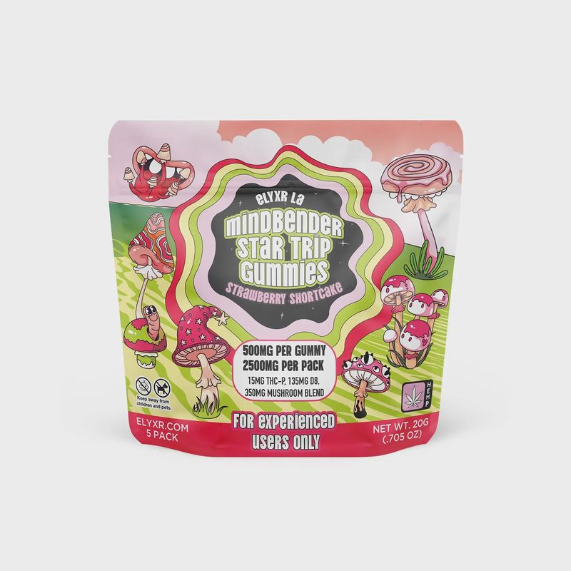 Mindbender Star trip Gummies strawberry shortcake
