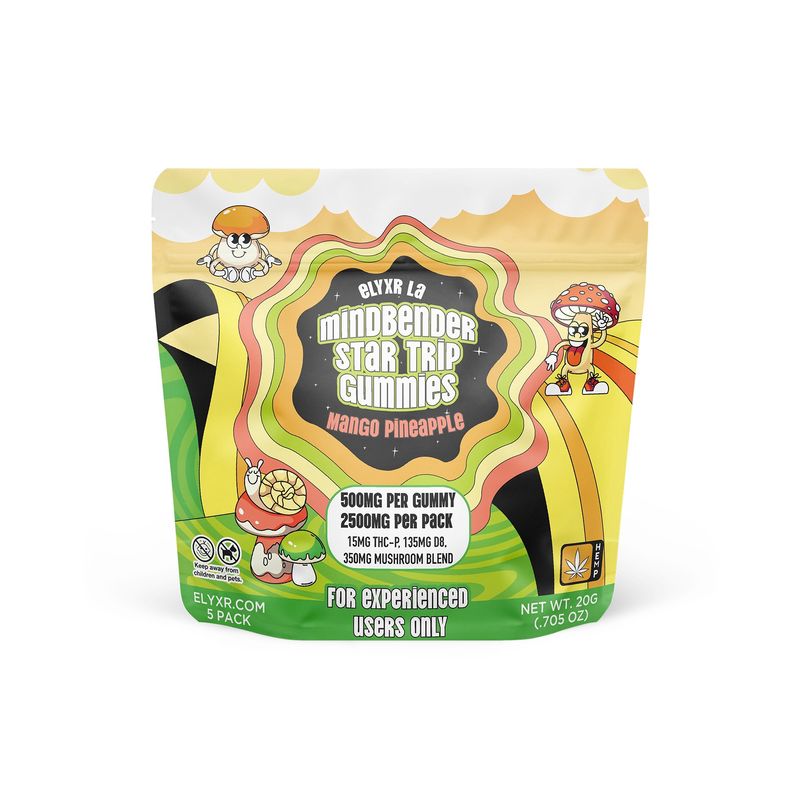 Mindbender Star Trip Gummies (2500mg) Mango Pineapple