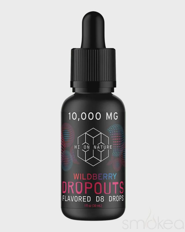 Hi On Nature 10000mg Delta 8 Dropouts - Wildberry
