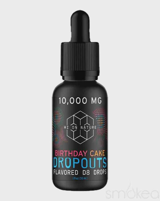 Hi On Nature 10000mg Delta 8 Dropouts - Birthday Cake