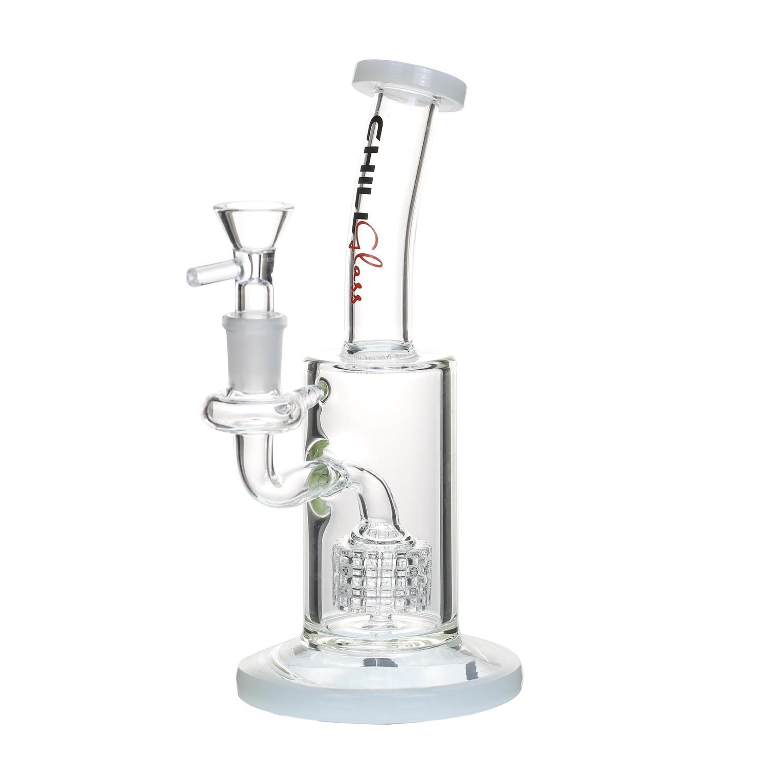 JLE-184 CHILL Glass 8″ Bent Neck Waterpipe