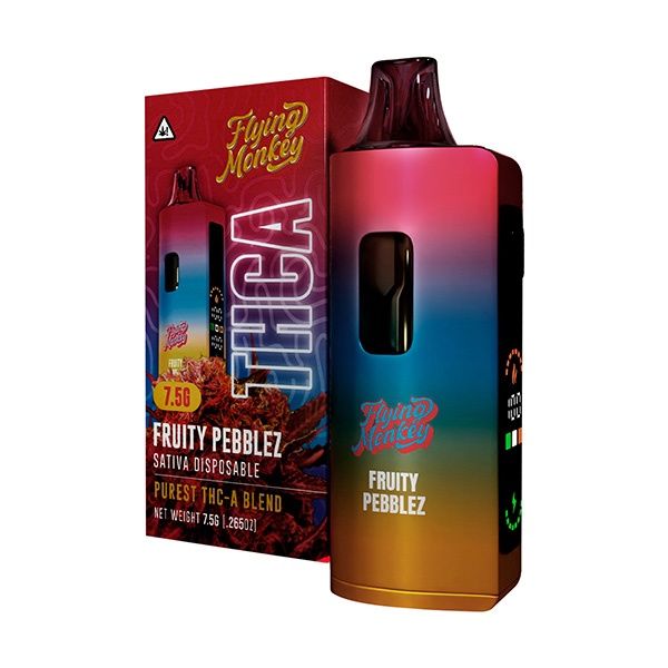 Flying Monkey Purest THCA Blend Disposable | 7.5g Fruity Pebblez