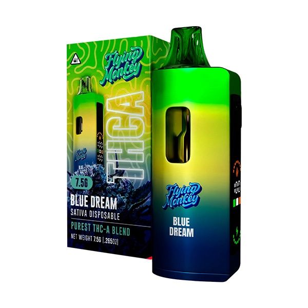 Flying Monkey Purest THCA Blend Disposable | 7.5g Blue Dream Flying Monkey Purest THCA Blend Disposable | 7.5g Blue Dream
