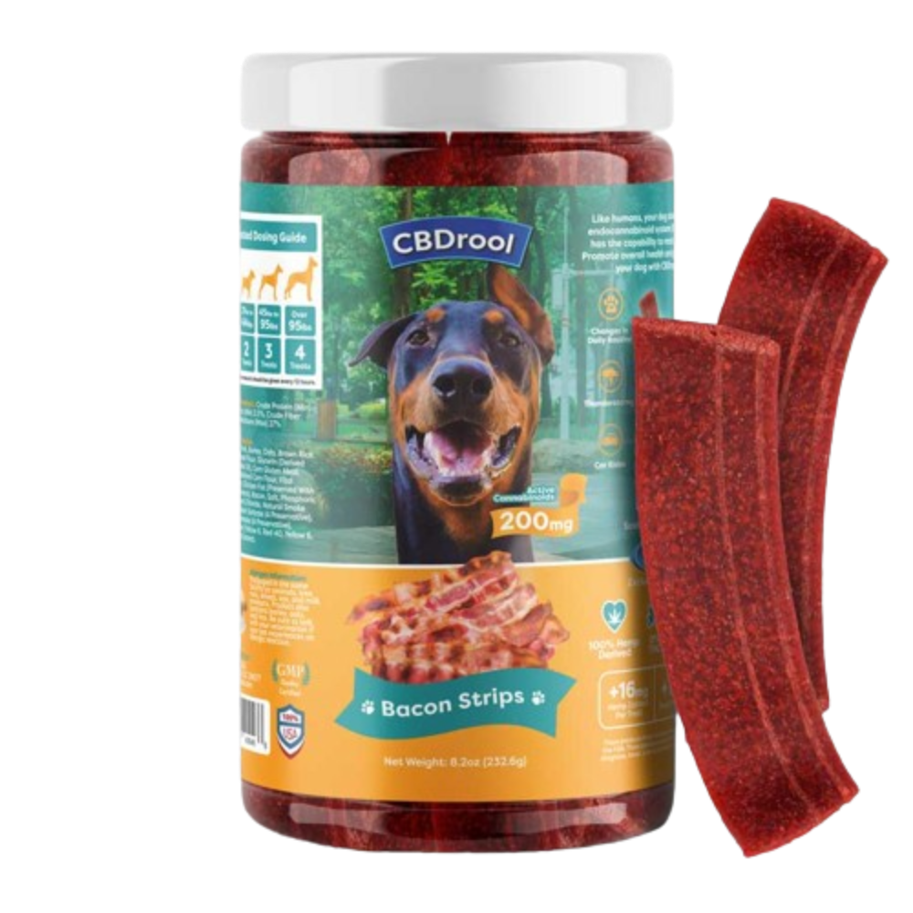 CBDrool CBD Dog Treats (200mg), FLAVOR: Bacon