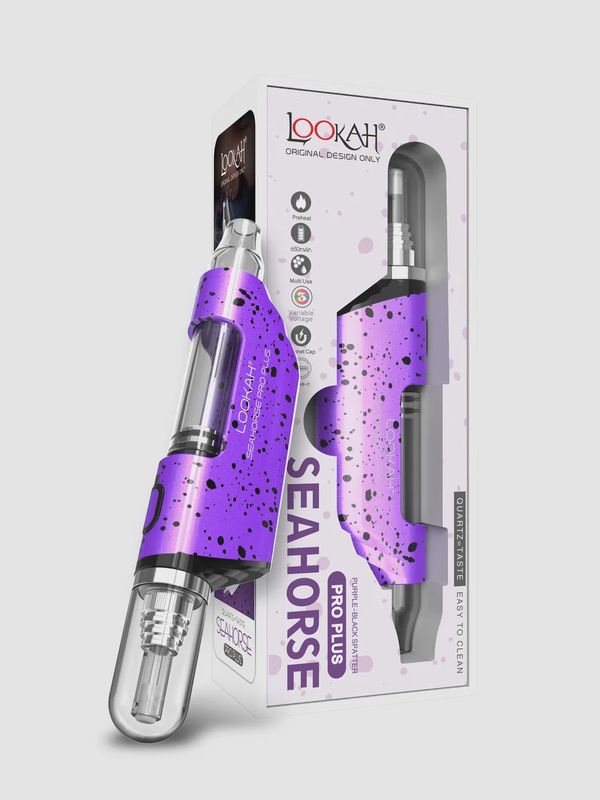 Lookah Seahorse Pro Plus Best Electric Nectar Collector Dab Pen Spatter