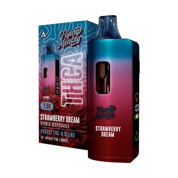 Flying Monkey Purest THCA Blend Disposable | 7.5g, Strain: Strawberry Dream