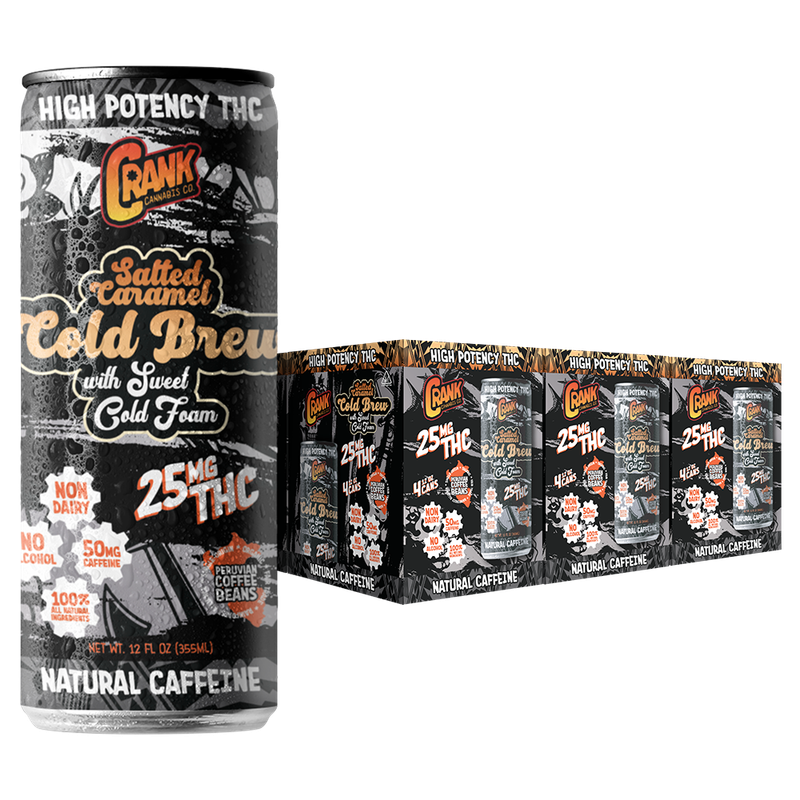 Crank Cannabis Salted Caramel Cold Brew