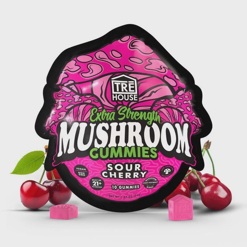 Sour Cherry Magic Mushroom Gummies Extra Strength