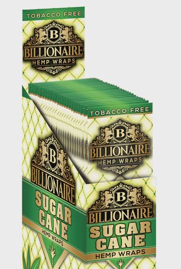 Billionaire Hemp Wrap, FLAVOR: Sugar cane