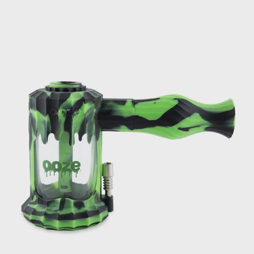 Ooze Clobb Silicone Water Pipe and Dab Straw Chameleon