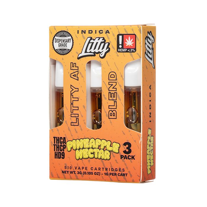 Litty THCA   Carts   -   Litty   3G, Strain: Pineapple Nectar