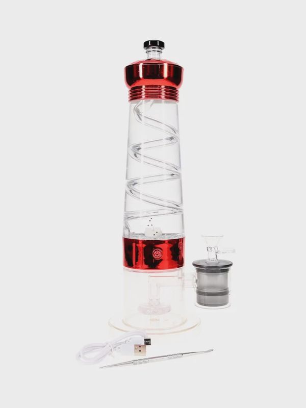 LFTD 12″ Electric Lava Lamp Bong With UFO Perc