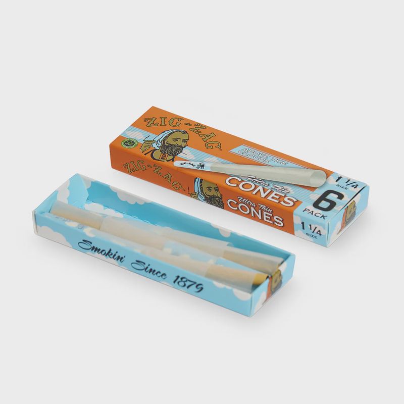 Zig Zag Above The Clouds - 1 1/4 Colored Tip Cones