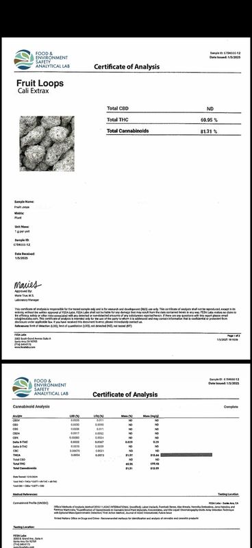 Fruit Loops Snow Caps Thc-A