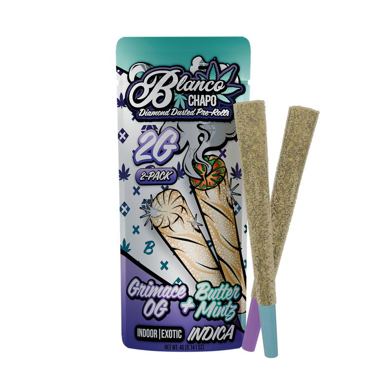 Grimace OG X Butter Mintz - Indica - Duo Pre-Rolls