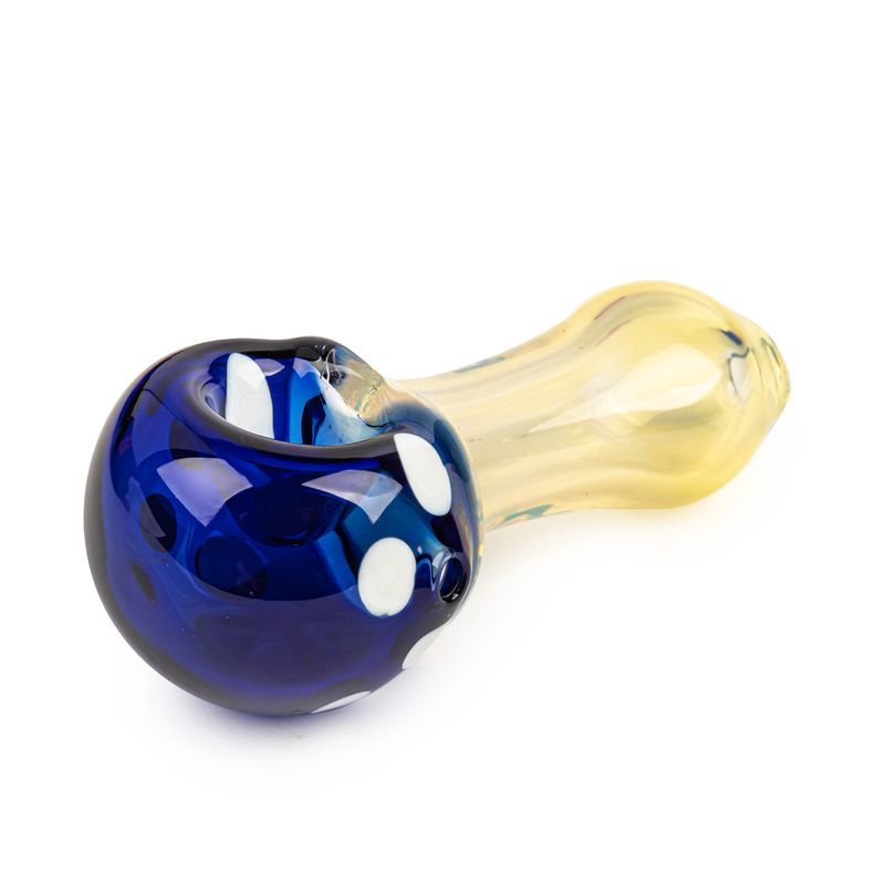 Red Eye 3" West Coast Mushroom Glass Pipe