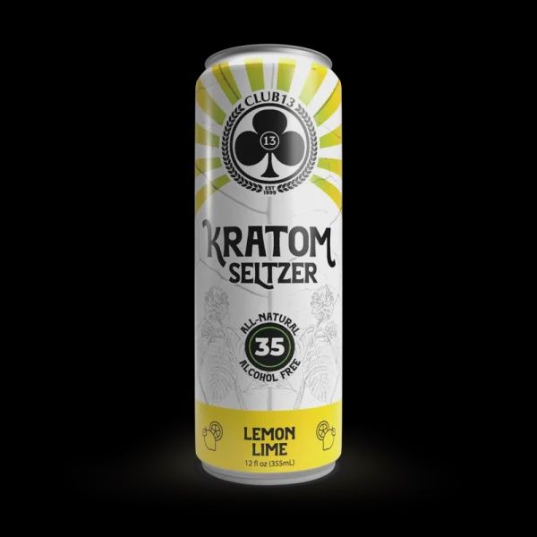 35 MIT Lemon Lime Kratom Seltzer