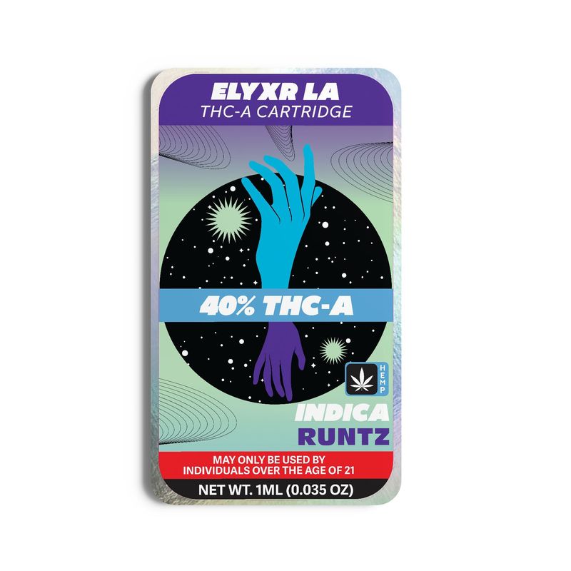 Elyxr Live Resin THC-A Cartridge 1 Gram (1000mg) Indica