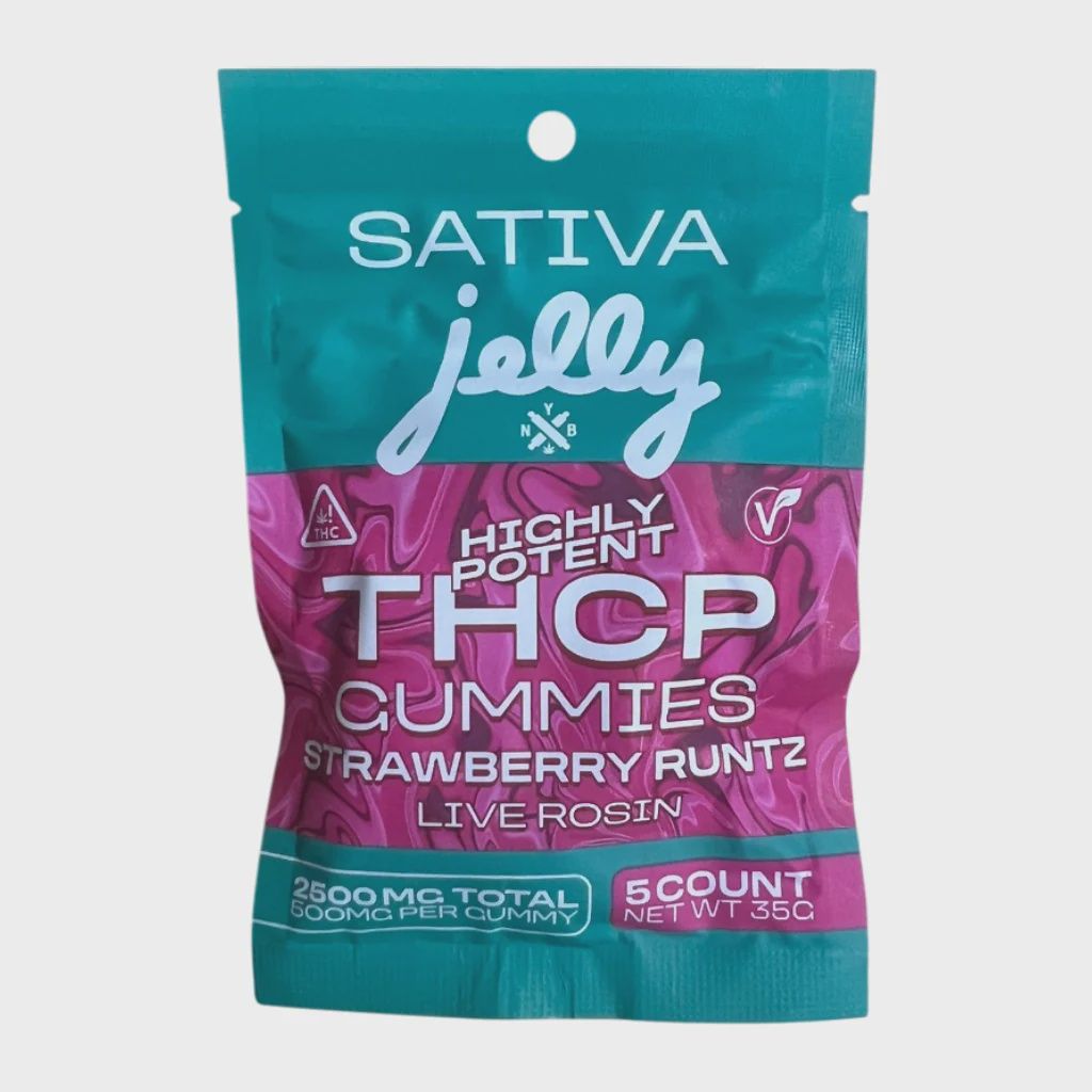 Jelly High Potency 2,500mg THCP Gummies - 5ct (Sativa)